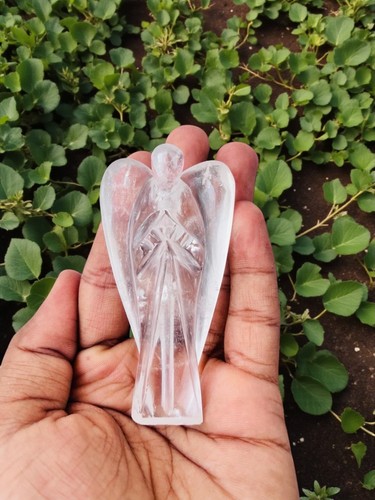 Large clear quartz crystal - clear,