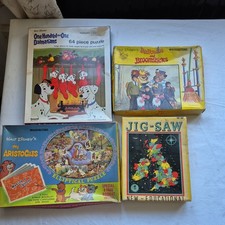 Job Lot of 4 kids jigsaw Puzzles 3 Walt Disney