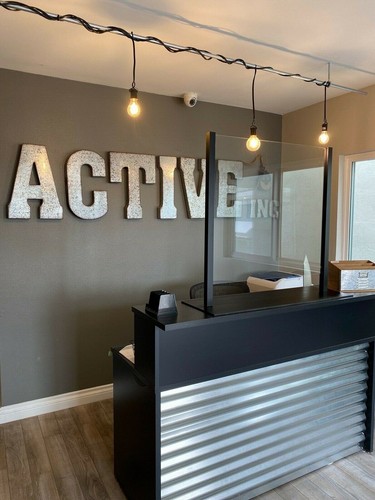 Protective office partition - office,