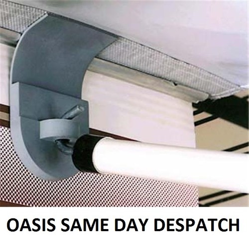 Awning pole bracket - awning, pad