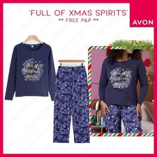 AVON LADIES XMAS FUNNY NAVY
