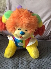 VINTAGE 1983 HALLMARK CARDS MATTEL RAINBOW BRITE YELLOW PLUSH PUPPY DOG SOFT TOY