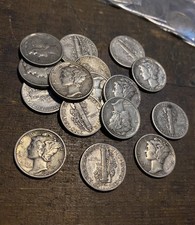 United States Mercury dimes