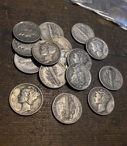 United states mercury dimes - united,