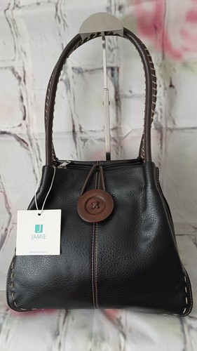 Button shoulder bag black - bag,,