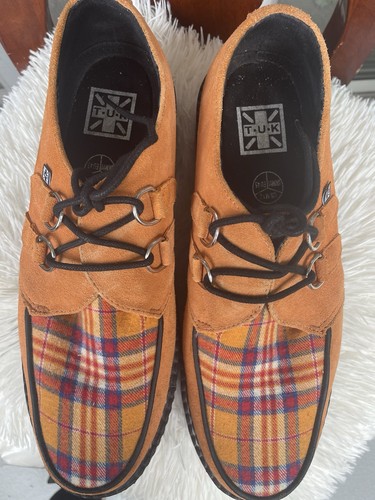 Orange suede creeper - t.u.k,