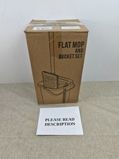 MASTERTOP Mop and Bucket, Hands Free Flat Mop and Buckets Sets (READ)