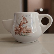 Vintage Wade England Shaving Mug/Scuttle Bowl - Cricket Theme - Batsman Design