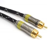 5 Metre RCA DIGITAL COAXIAL AUDIO SPDIF CABLE FOR SURROUND SOUND / DOLBY / DTS