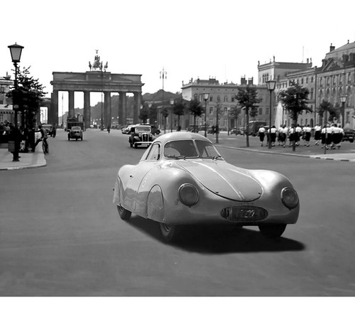1938 porsche berlin german - porsche, in