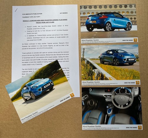 Renault wind roadster gordini - roadster,