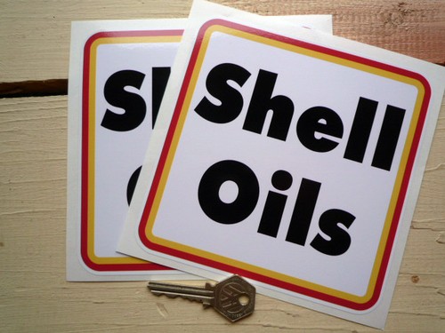 Shell oils square rally car - oils,