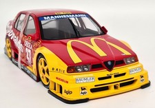 Werk83 1/18 Alfa Romeo 155 V6 TI DTM 1995 Markku Alen #27 Diecast Model Car