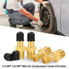 Brass schrader valve - brass,