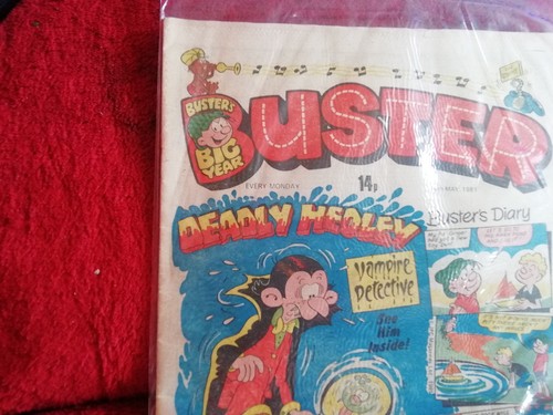 Old comic 1981 buster - 1981, and
