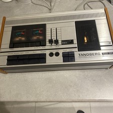 Tandberg TCD 310 Vintage Cassette Deck Wood Grain Aluminum
