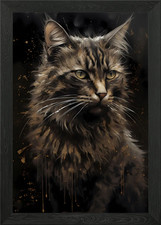 Birman Cat Imaginary Framed