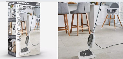 Daewoo 12in1 steam mop cleaner - 12in1,