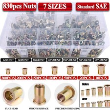 830PCs SAE Rivet Nut Kit For