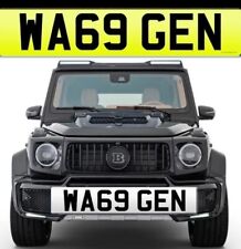 G Wagon WAGEN 69 WA69 GEN G Class W463 G63 Cherished Number Plate Volkswagen VW 