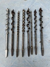 Collection Of Vintage Hand Drill Auger Bits