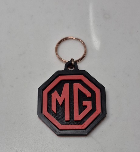 Printed car logo mg - printed,