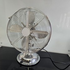 Retro Desk Fan 12 Chrome 3