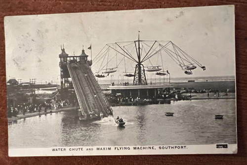 Antique postcard southport - antique,