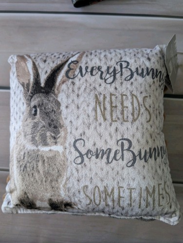 Rabbit cushion sentiments pom - rabbit,