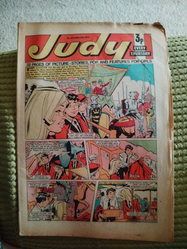 Judy comic 14th april 1973 - comic,