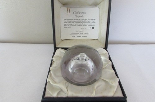Caithness glass paperweight