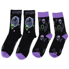  2 Pairs Novelty Cotton Socks