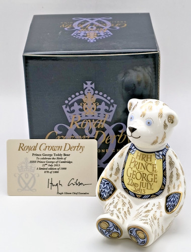 Royal crown derby teddy - teddy, bear
