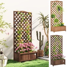 Garden Wooden Planter Box with