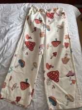 Cider Pants Womens Large Beige Mushroom Corduroy Flare Wide Leg Boho Hippie NWT