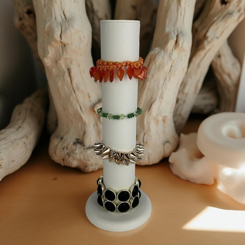 White bracelet display - bracelet,