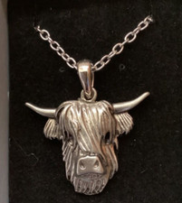 Scottish Highland Cow Pendant