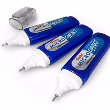 Pentel Micro Correct Correction Pen – ZL31 – Pack of 3 - 12ml