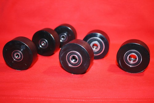 Black nylon roller - mm,