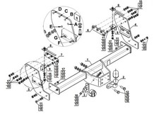 Flange Neck Tow Bar For