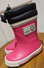 Spotty Otter Kids Pink Wellies