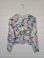 Zara Floral Jacquard Knit