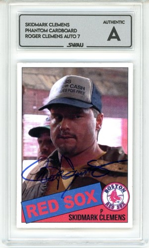 Roger clemens signed slabbed - roger,