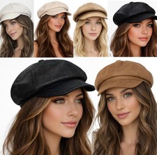 Baker boy cap womens faux - cap,