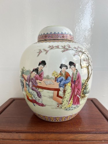Vintage chinese famille - chinese, rose