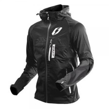 JITSIE 2023 GLOW TRIALS BIKE RIDING JACKET. BLACK/WHITE. WATERPROOF! SSDT. NEW.