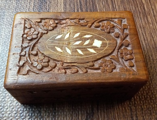 Vintage hand carved wooden - vintage,
