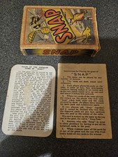 1930s VINTAGE SNAP CARD GAME