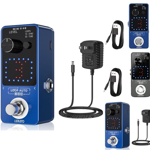 Lekato guitar looper pedal - guitar,