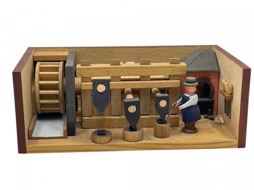 Miniature hammer mill workshop
